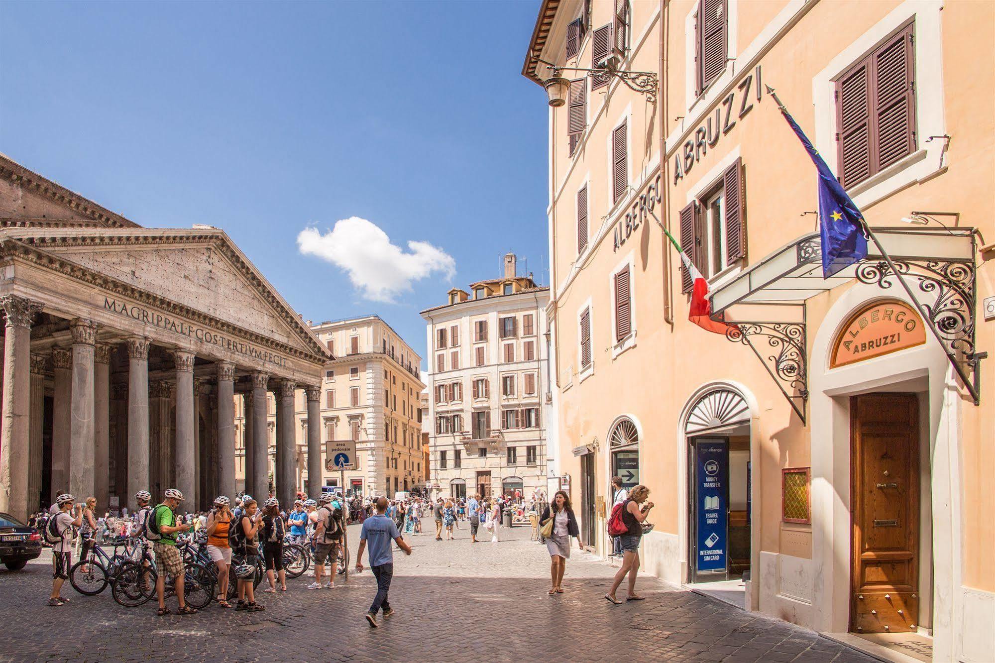 Albergo Abruzzi Rome Bagian luar foto